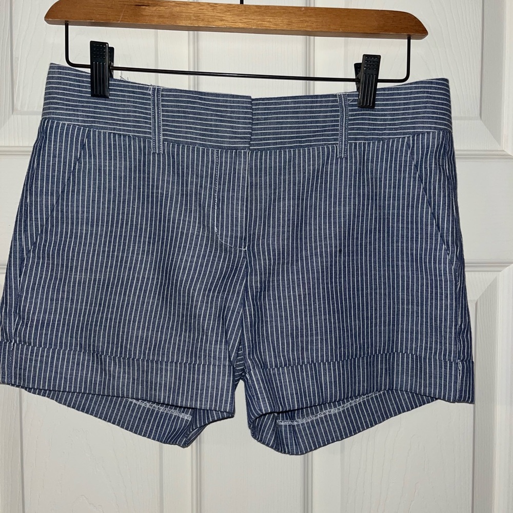 Blue & White Stripe shorts